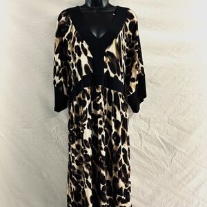 New! GABRIELLA ROSSI LEOPARD PRINT DRESS